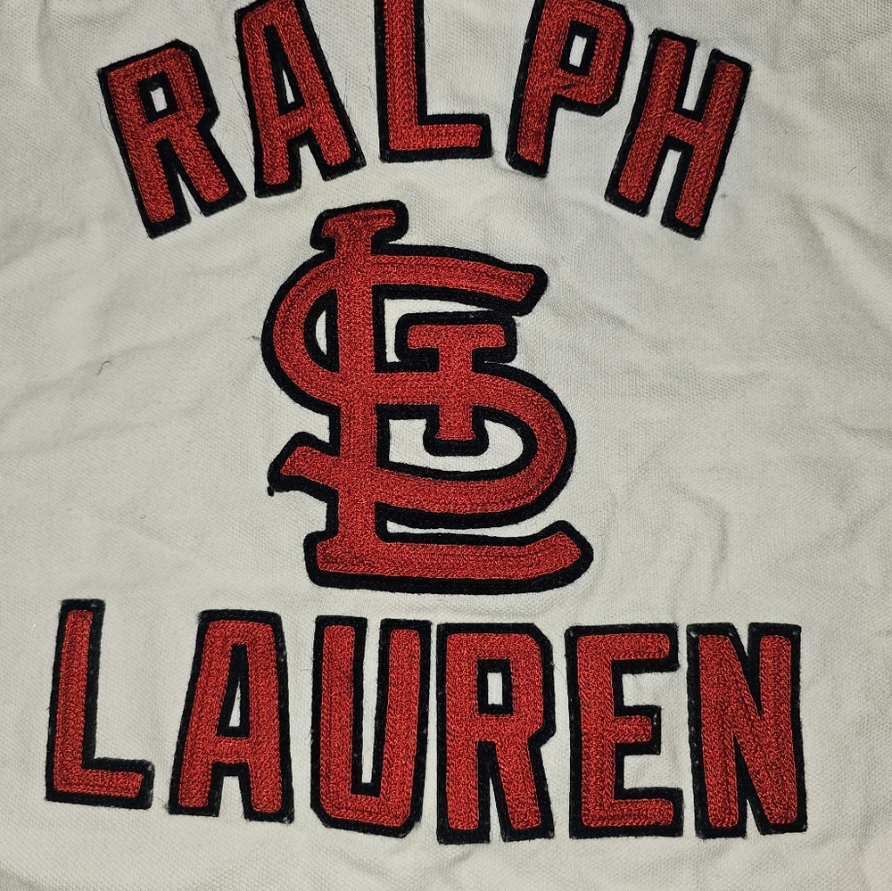 Polo Ralph Lauren Boys Sz L 14-16 St Louis Cardinals Polo Shirt RARE $40obo